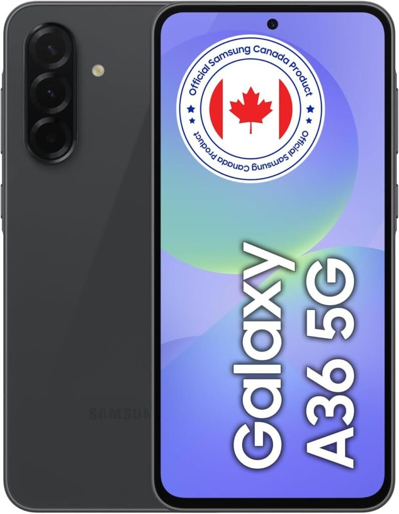 Renewed Samsung A36 5G (128GB) Unlocked – 6.7″ AMOLED, 50MP Camera, Fast Charging