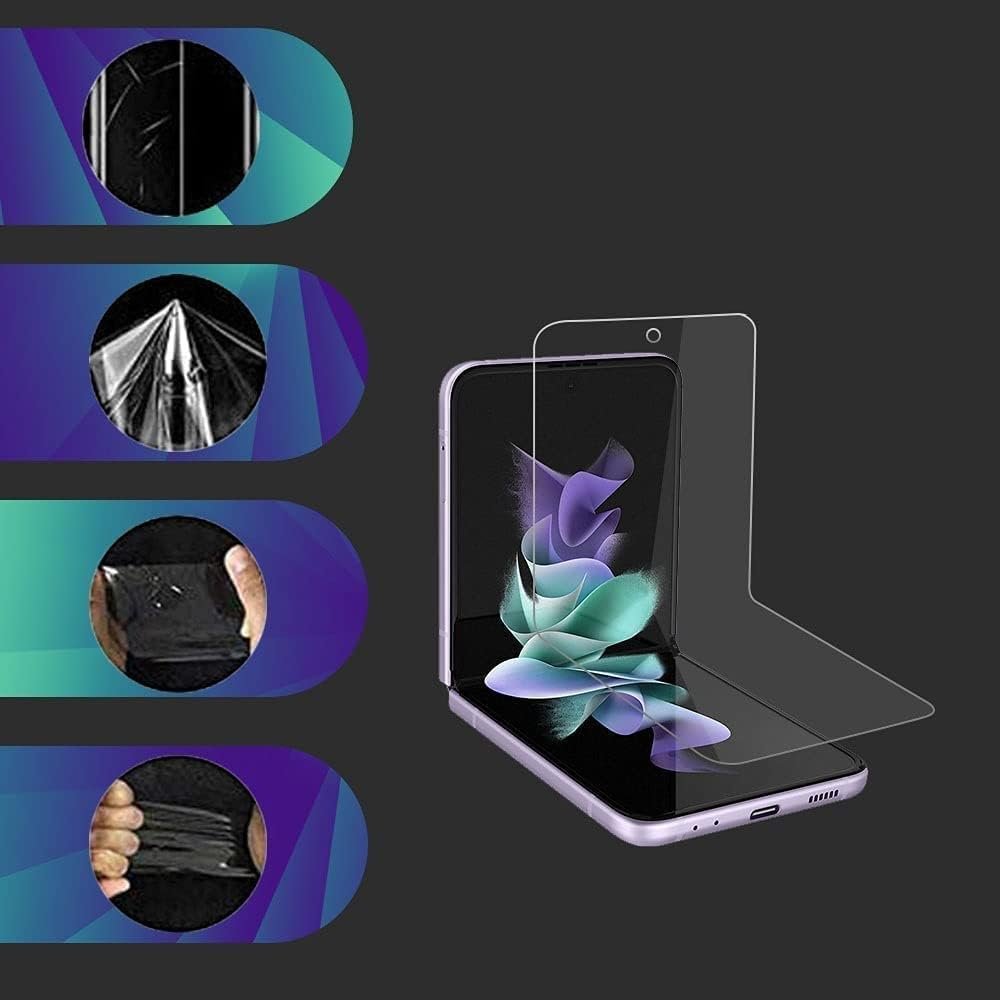 Galaxy Z Flip 3/4 Screen Protector 2-Pack: Ultra-Thin, Scratch-Resistant, Bubble