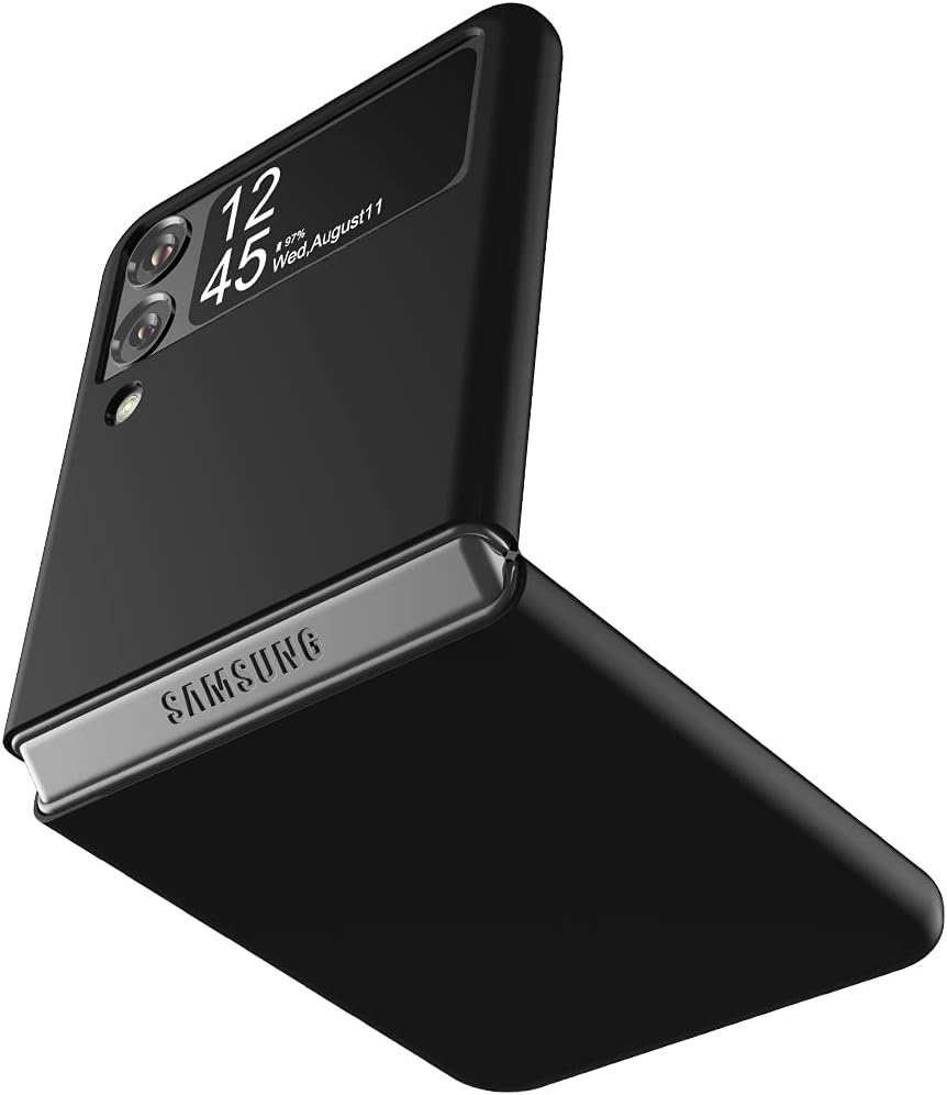 Slim Matte Black Cresee Case for Samsung Galaxy Z Flip 3 5G Canada