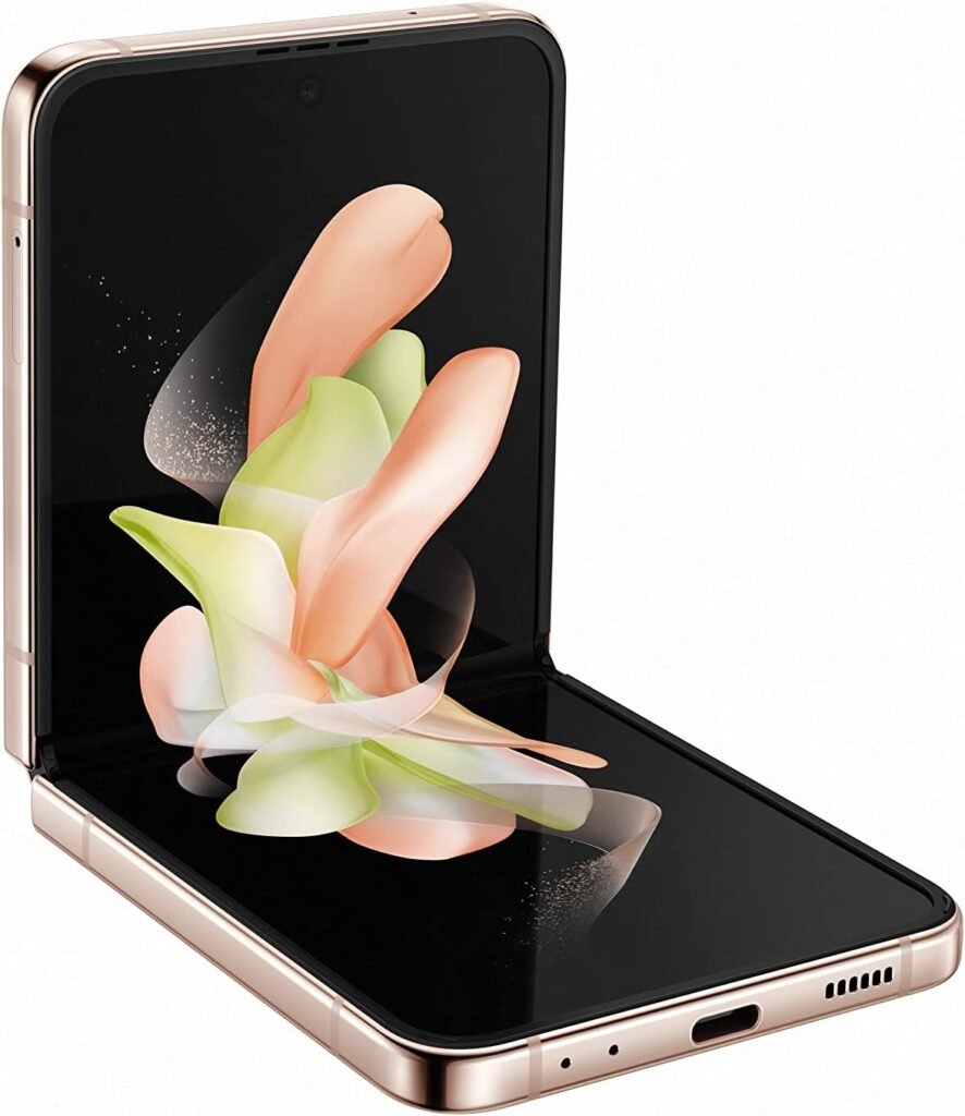 Samsung Galaxy Z Flip4 5G 128GB Unlocked- Pink Gold (Renewed)