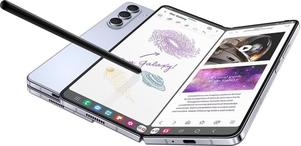 Renewed Samsung Galaxy Z Fold5 512GB Unlocked – 7.6″ Display, Snapdragon 8 Gen 2, S-Pen, CAD Version, 45W Charger Included