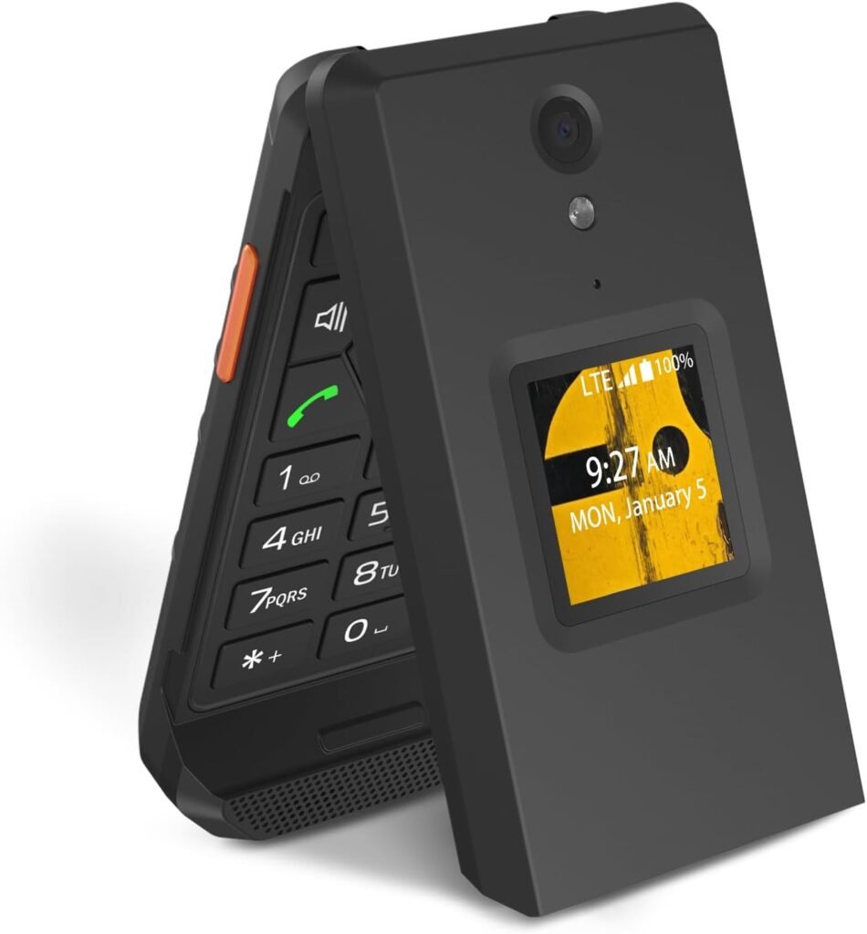 Unlocked S22 Rugged Flip Phone 16GB Android 11, IP68, 4G LTE for Canadians