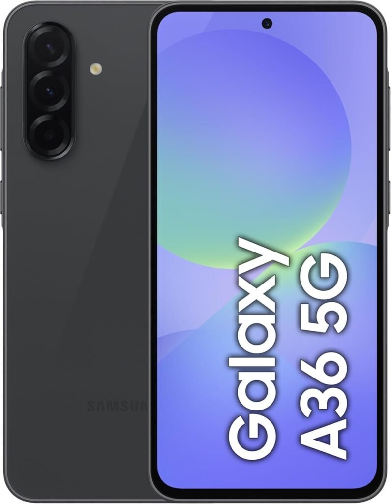 Samsung Galaxy A36 5G Unlocked (128GB) – 6.7″ Super AMOLED, 50MP Camera, Black