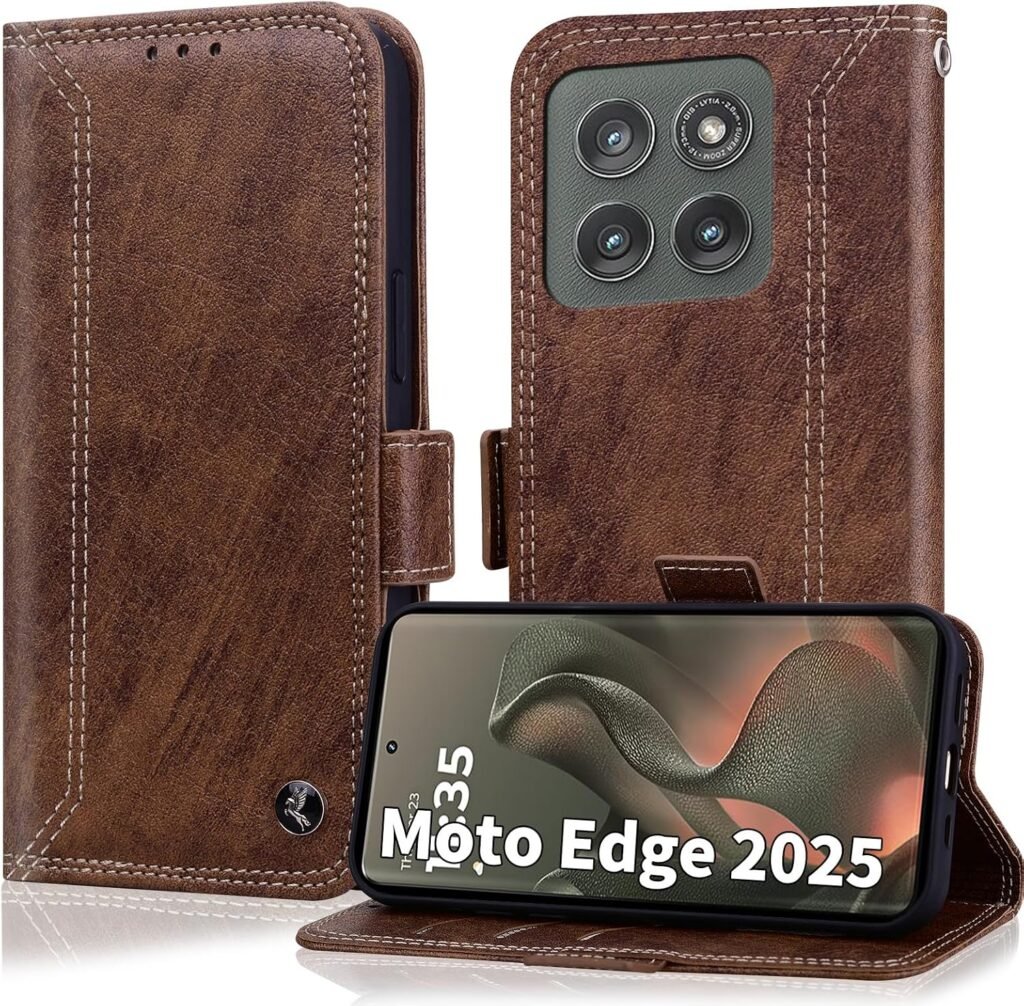 Motorola Moto G 5G 2026 & Moto G Play 5G 2026 Wallet Leather Flip Cases – Shockproof Magnetic RFID Protection for Men & Women