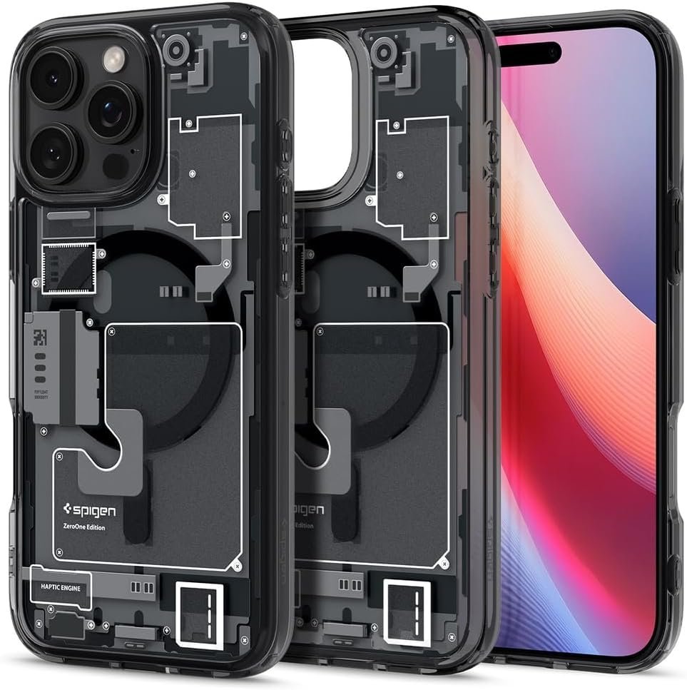 Spigen Ultra Hybrid MagFit Case for iPhone 16 Pro Max – Frost Black