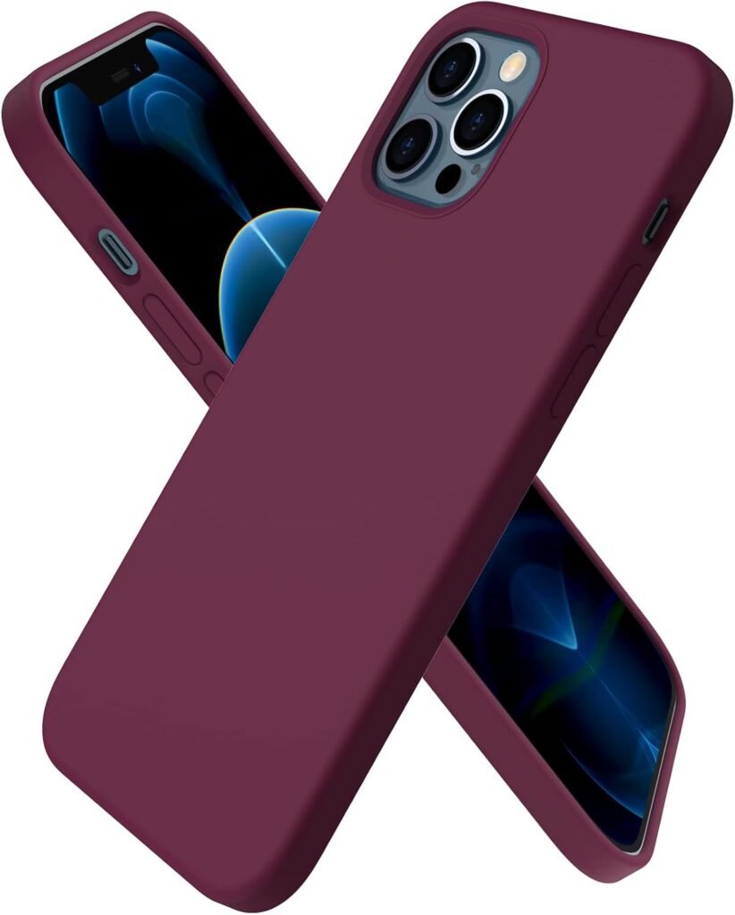 ORNARTO iPhone 12 & 12 Pro Case – Slim Liquid Silicone 3-Layer Soft Gel Cover, 6.1 inch ORNARTO iPhone 12 & 12 Pro Case – Slim Liquid Silicone 3-Layer Soft Gel Cover, 6.1 inch