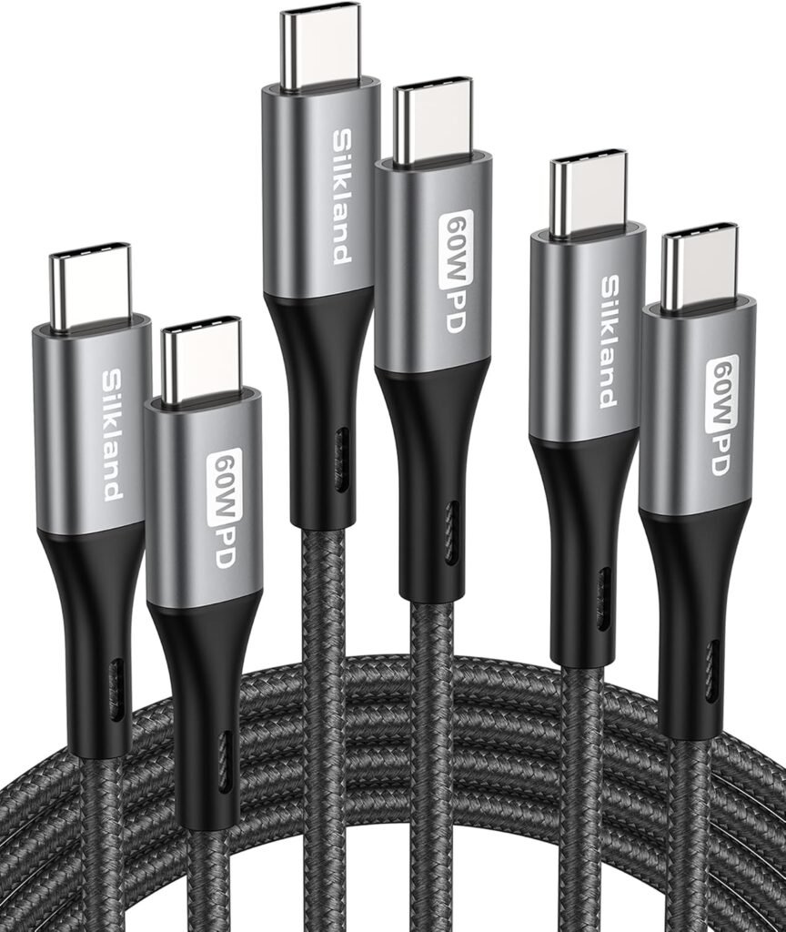 Silkland USB C to USB C Cable 60W