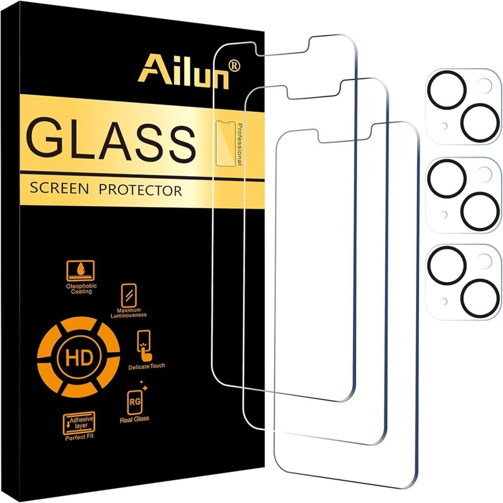 Ailun Screen & Camera Lens Protector for iPhone 15 Pro Max Ailun Screen & Camera Lens Protector for iPhone 15 Pro Max