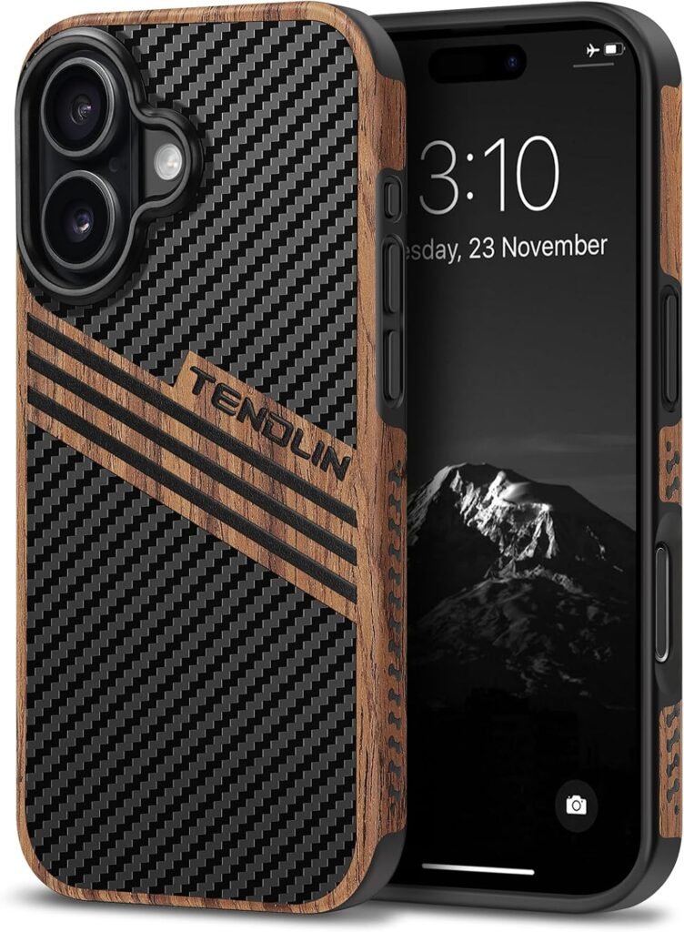 TENDLIN Magnetic Hairline Case for iPhone 16